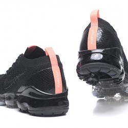 Air VaporMax Flyknit 3 Black Orange Running Shoes Women's/Men's