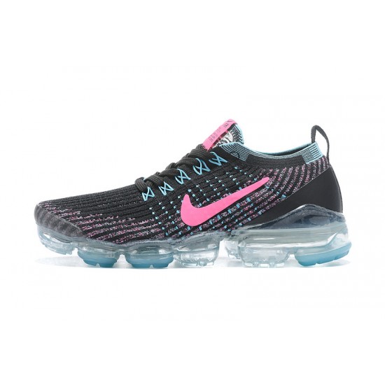 Air VaporMax Flyknit 3 Black Pink AJ5910-101 Running Shoes Women's/Men's