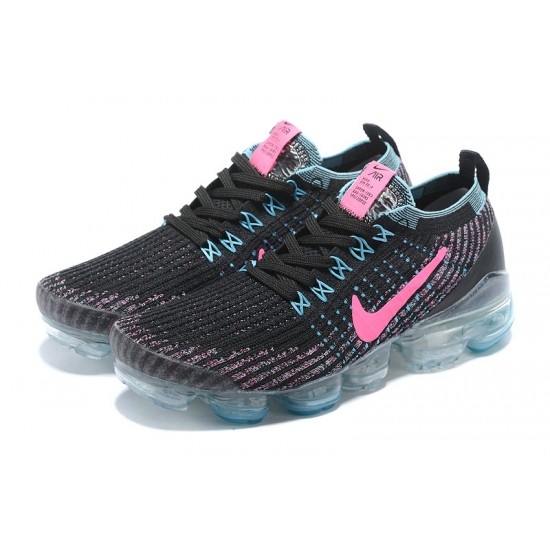 Air VaporMax Flyknit 3 Black Pink AJ5910-101 Running Shoes Women's/Men's