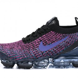 Air VaporMax Flyknit 3 Black Purple AJ6900-009 Running Shoes Women's/Men's