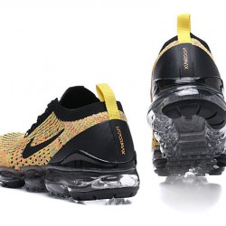 Air VaporMax Flyknit 3 Black Yellow  AJ6900-006 Running Shoes Women's/Men's