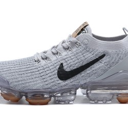 Air VaporMax Flyknit 3 Grey Brown CT1270-003 Running Shoes Women's/Men's