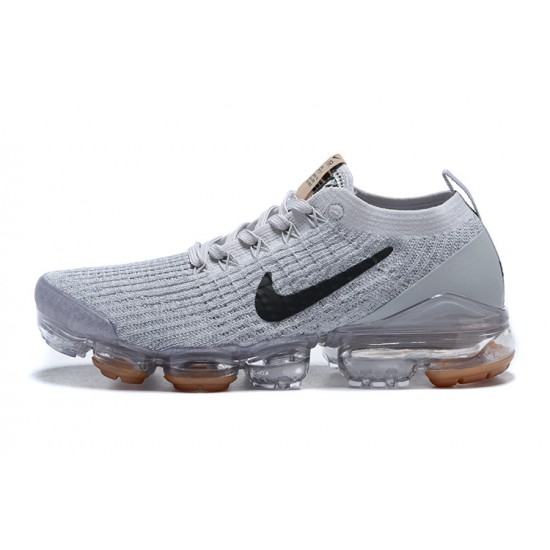 Air VaporMax Flyknit 3 Grey Brown CT1270-003 Running Shoes Women's/Men's