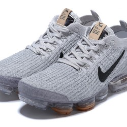 Air VaporMax Flyknit 3 Grey Brown CT1270-003 Running Shoes Women's/Men's