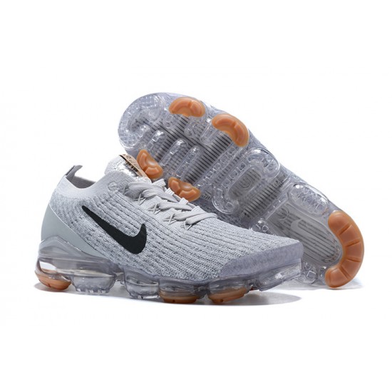 Air VaporMax Flyknit 3 Grey Brown CT1270-003 Running Shoes Women's/Men's