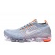 Air VaporMax Flyknit 3 Grey Orange AJ6900-003 Running Shoes Women's/Men's