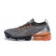 Air VaporMax Flyknit 3 Grey Orange AJ6900-024 Running Shoes Women's/Men's