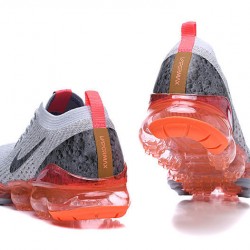 Air VaporMax Flyknit 3 Grey Red AJ6900-600 Running Shoes Women's/Men's