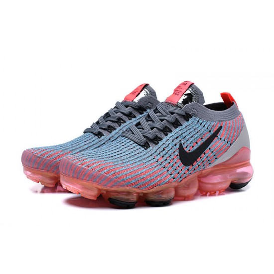 Air VaporMax Flyknit 3 Grey Red AJ6900-601 Running Shoes Women's/Men's