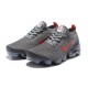 Air VaporMax Flyknit 3 Grey Red CT1270-001 Running Shoes Women's/Men's