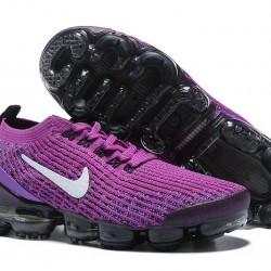 Air VaporMax Flyknit 3 Purple Black AJ6900-502 Running Shoes Women's/Men's