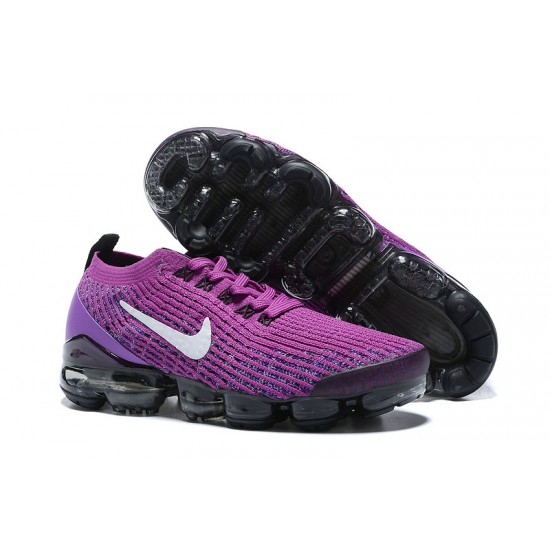 Air VaporMax Flyknit 3 Purple Black AJ6900-502 Running Shoes Women's/Men's