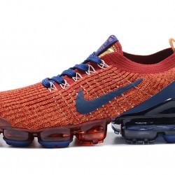 Air VaporMax Flyknit 3 Red Blue AJ6900-600 Running Shoes Women's/Men's