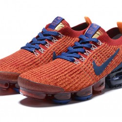 Air VaporMax Flyknit 3 Red Blue AJ6900-600 Running Shoes Women's/Men's