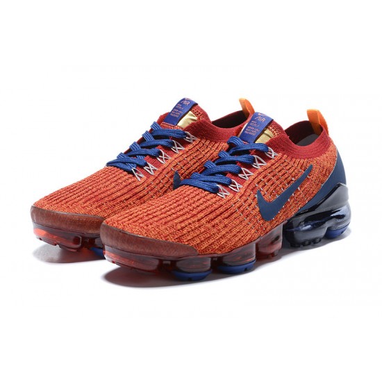 Air VaporMax Flyknit 3 Red Blue AJ6900-600 Running Shoes Women's/Men's