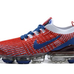 Air VaporMax Flyknit 3 Red Blue CW5585-100 Running Shoes Women's/Men's