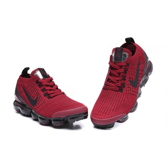 Air VaporMax Flyknit 3 Red AJ6900-602 Running Shoes Women's/Men's