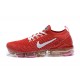 Air VaporMax Flyknit 3 Red White CU4756-600 Running Shoes Women's/Men's