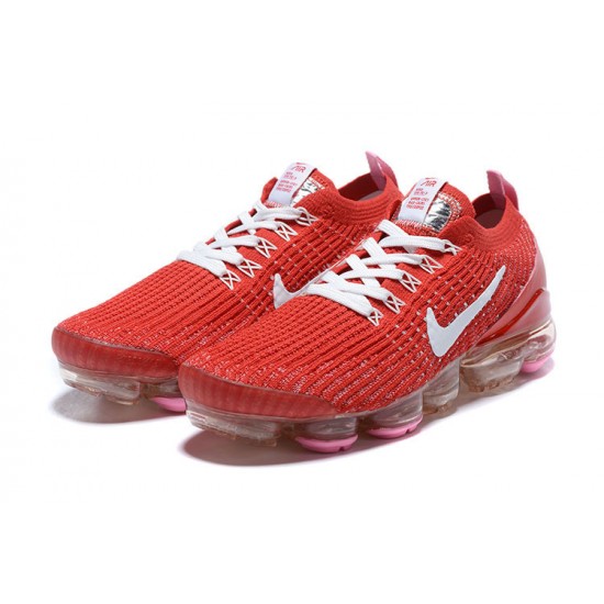 Air VaporMax Flyknit 3 Red White CU4756-600 Running Shoes Women's/Men's