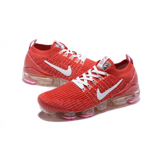 Air VaporMax Flyknit 3 Red White CU4756-600 Running Shoes Women's/Men's