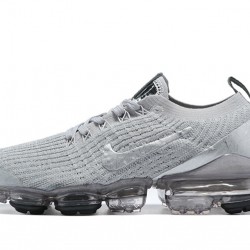 Air VaporMax Flyknit 3 Silver Grey AJ6900-101 Running Shoes Women's/Men's