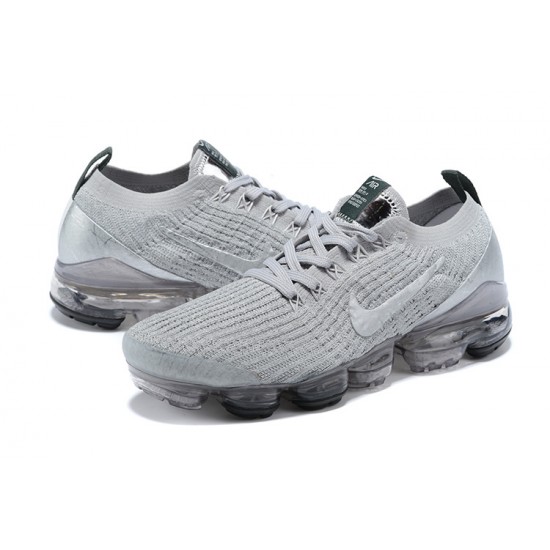 Air VaporMax Flyknit 3 Silver Grey AJ6900-101 Running Shoes Women's/Men's