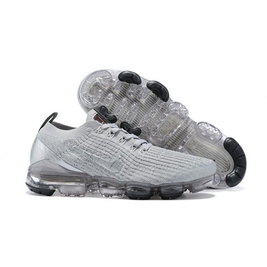 Air VaporMax Flyknit 3 Silver Grey AJ6900-101 Running Shoes Women's/Men's