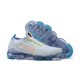 Air VaporMax Flyknit 3 White Blue AJ6900-003 Running Shoes Women's/Men's