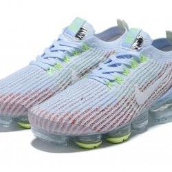 Air VaporMax Flyknit 3 White Blue AJ6910-200 Running Shoes Women's/Men's