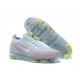 Air VaporMax Flyknit 3 White Blue AJ6910-200 Running Shoes Women's/Men's