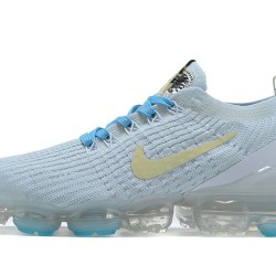 Air VaporMax Flyknit 3 White Blue AJ6910-500 Running Shoes Women's/Men's