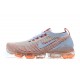 Air VaporMax Flyknit 3 White Orange AJ6910-400 Running Shoes Women's/Men's