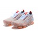 Air VaporMax Flyknit 3 White Orange AJ6910-400 Running Shoes Women's/Men's