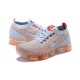 Air VaporMax Flyknit 3 White Orange AJ6910-400 Running Shoes Women's/Men's