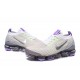 Air VaporMax Flyknit 3 White Purple AJ6900-102 Running Shoes Women's/Men's