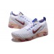 Air VaporMax Flyknit 3 White Red AJ6910-501 Running Shoes Women's/Men's