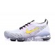 Air VaporMax Flyknit 3 White Yellow AJ6900-103 Running Shoes Women's/Men's