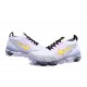 Air VaporMax Flyknit 3 White Yellow AJ6900-103 Running Shoes Women's/Men's