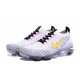 Air VaporMax Flyknit 3 White Yellow AJ6900-103 Running Shoes Women's/Men's