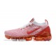 Air VaporMax Flyknit 3 Pink Red CK0730-188 Running Shoes Women's