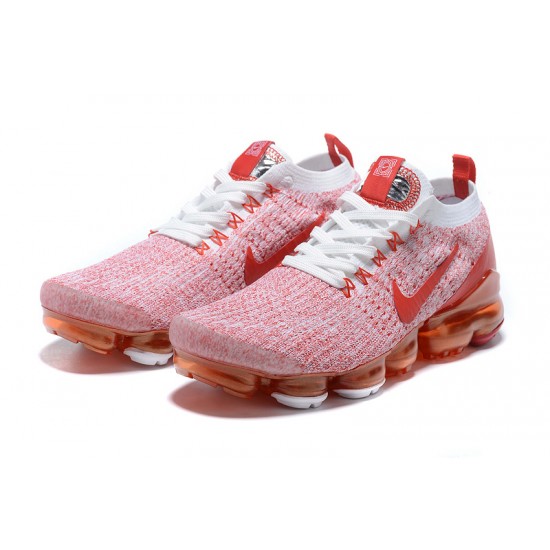 Air VaporMax Flyknit 3 Pink Red CK0730-188 Running Shoes Women's