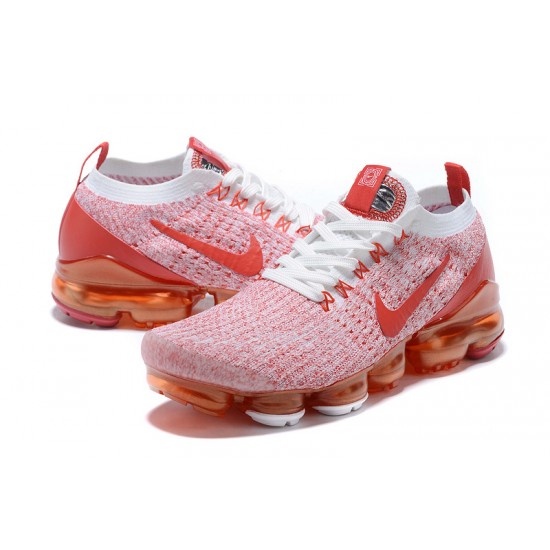 Air VaporMax Flyknit 3 Pink Red CK0730-188 Running Shoes Women's