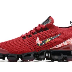 Air VaporMax Flyknit 3 Red Black CT1274 -600 Running Shoes Women's