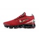 Air VaporMax Flyknit 3 Red Black CT1274 -600 Running Shoes Women's