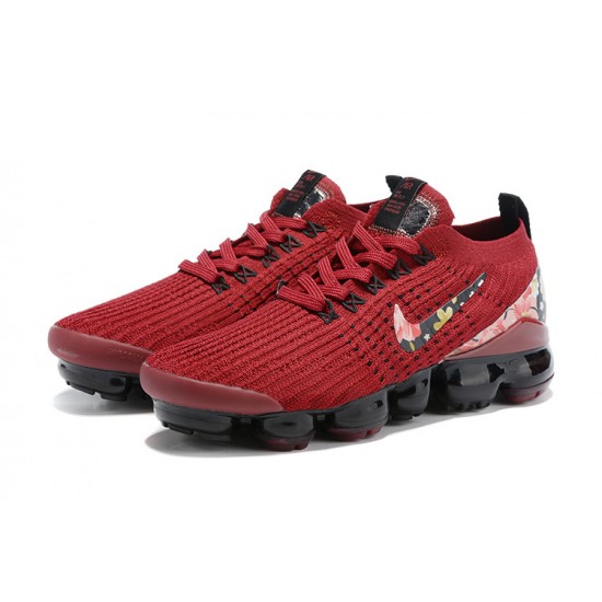 Air VaporMax Flyknit 3 Red Black CT1274 -600 Running Shoes Women's