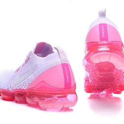 Air VaporMax Flyknit 3 White Pink AJ6910-005 Running Shoes Women's