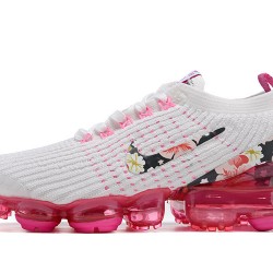 Air VaporMax Flyknit 3 White Pink AJ6910-601 Running Shoes Women's