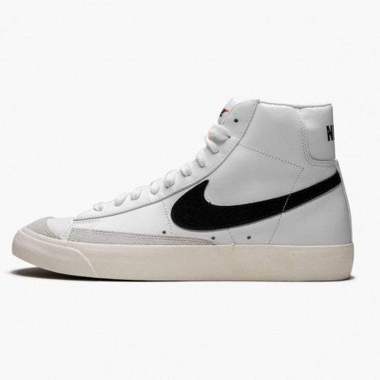 Nike Blazer Mid 77 Vintage White Black BQ6806 100 Women And Men Sports Shoes