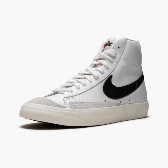 Nike Blazer Mid 77 Vintage White Black BQ6806 100 Women And Men Sports Shoes