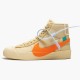 Nike Blazer Mid Off-White All Hallow's Eve AA3832 700 Women And Men Sports Shoes